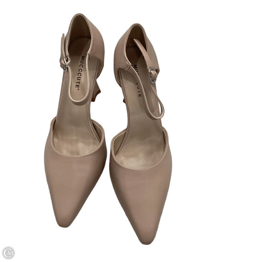 Shoes Heels Block By mucccute In Brown, Size: 8.5