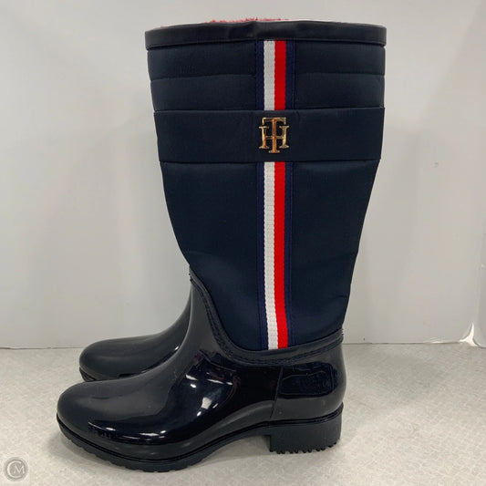 Boots Rain By Tommy Hilfiger In Blue, Size: 8
