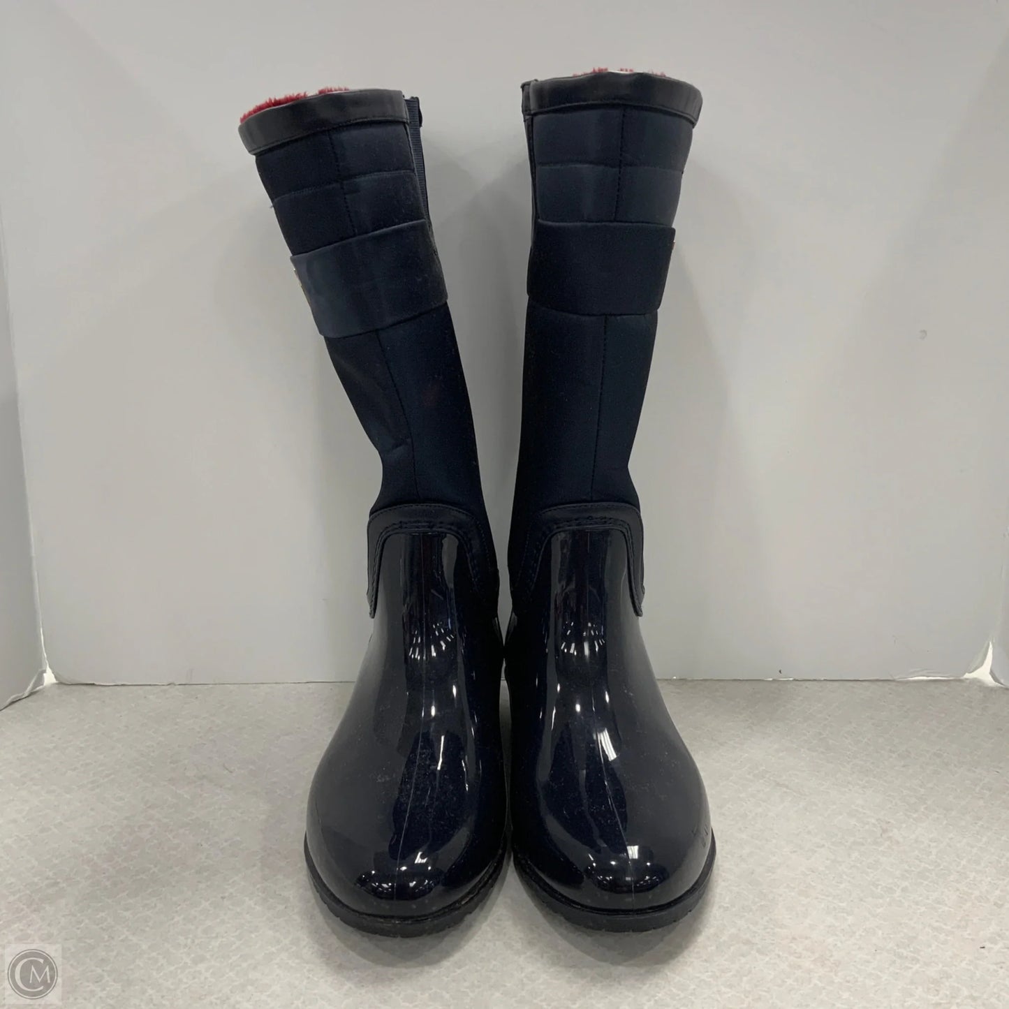 Boots Rain By Tommy Hilfiger In Blue, Size: 8