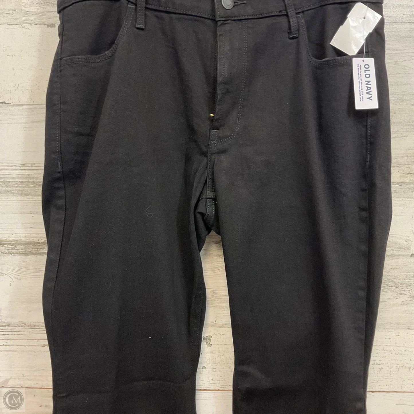 Jeans Boot Cut By Old Navy In Black Denim, Size: 12