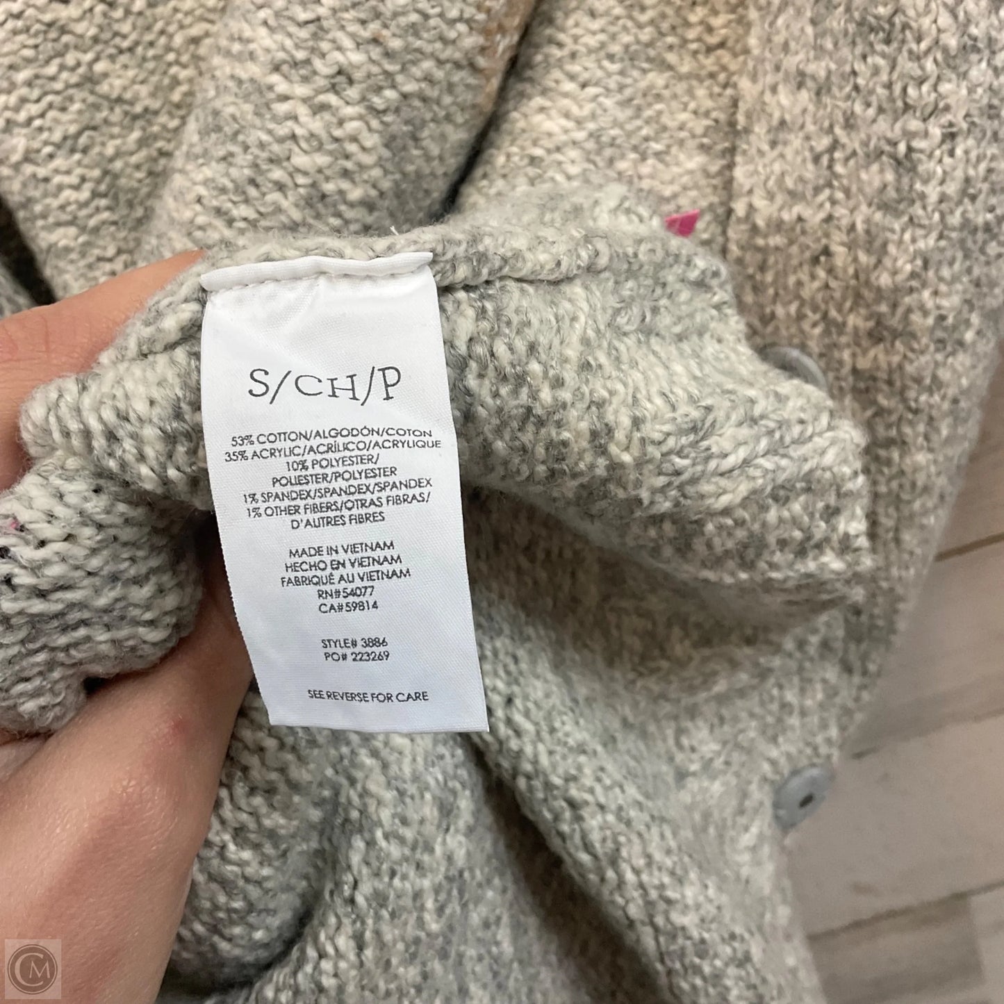 Sweater Cardigan By Cabi In Brown, Size: S