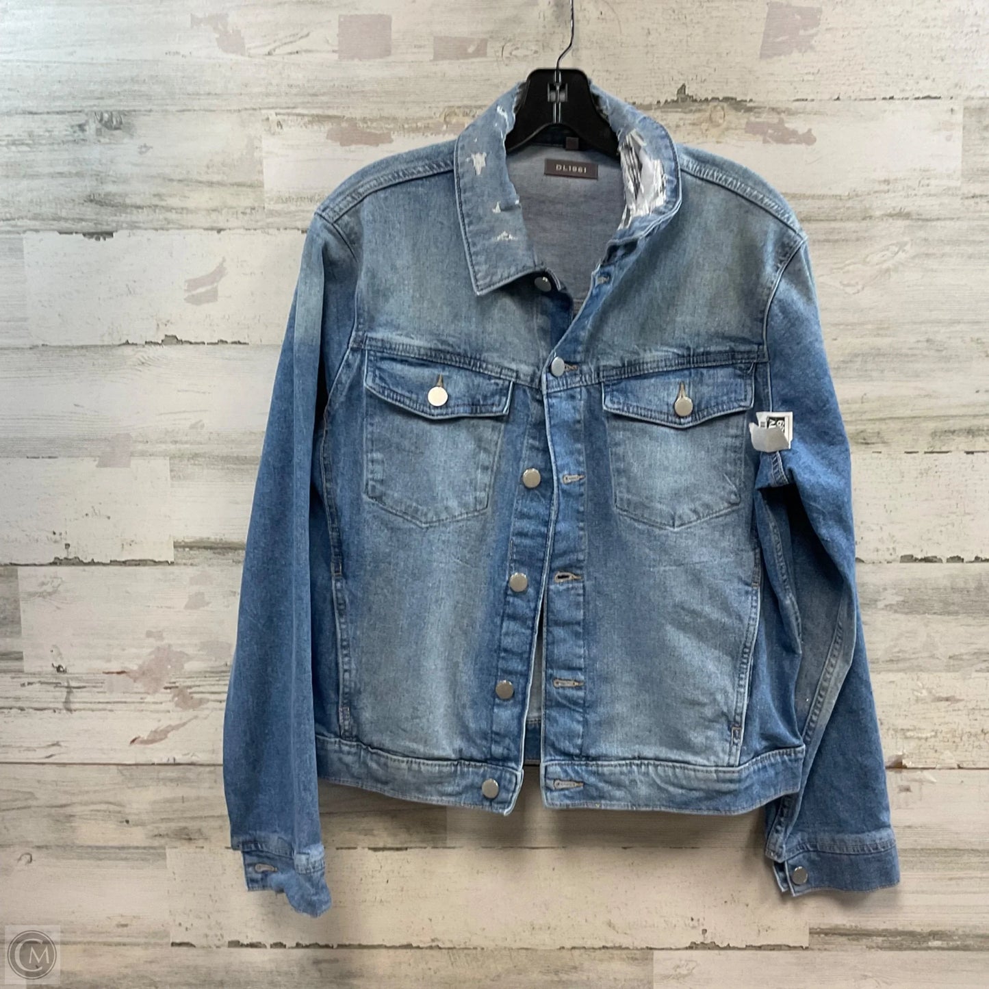 Jacket Denim By Dl1961 In Blue Denim, Size: M