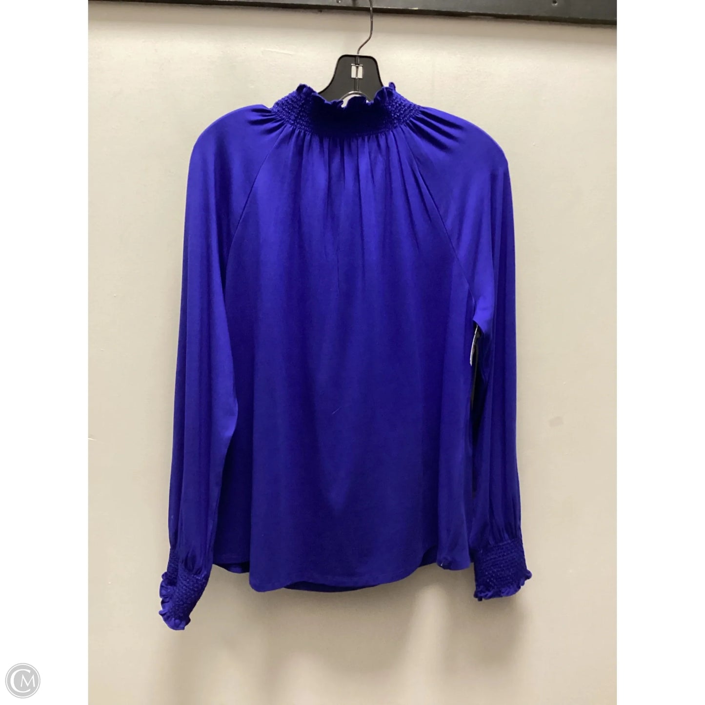Top Long Sleeve By Chicos In Blue, Size: M