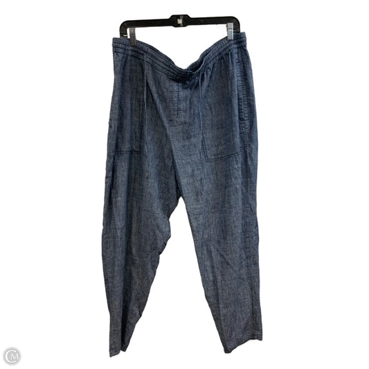 Pants Other By Eileen Fisher In Blue, Size: 1x