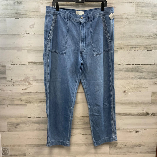 Jeans Straight By Sundance In Blue Denim, Size: 14