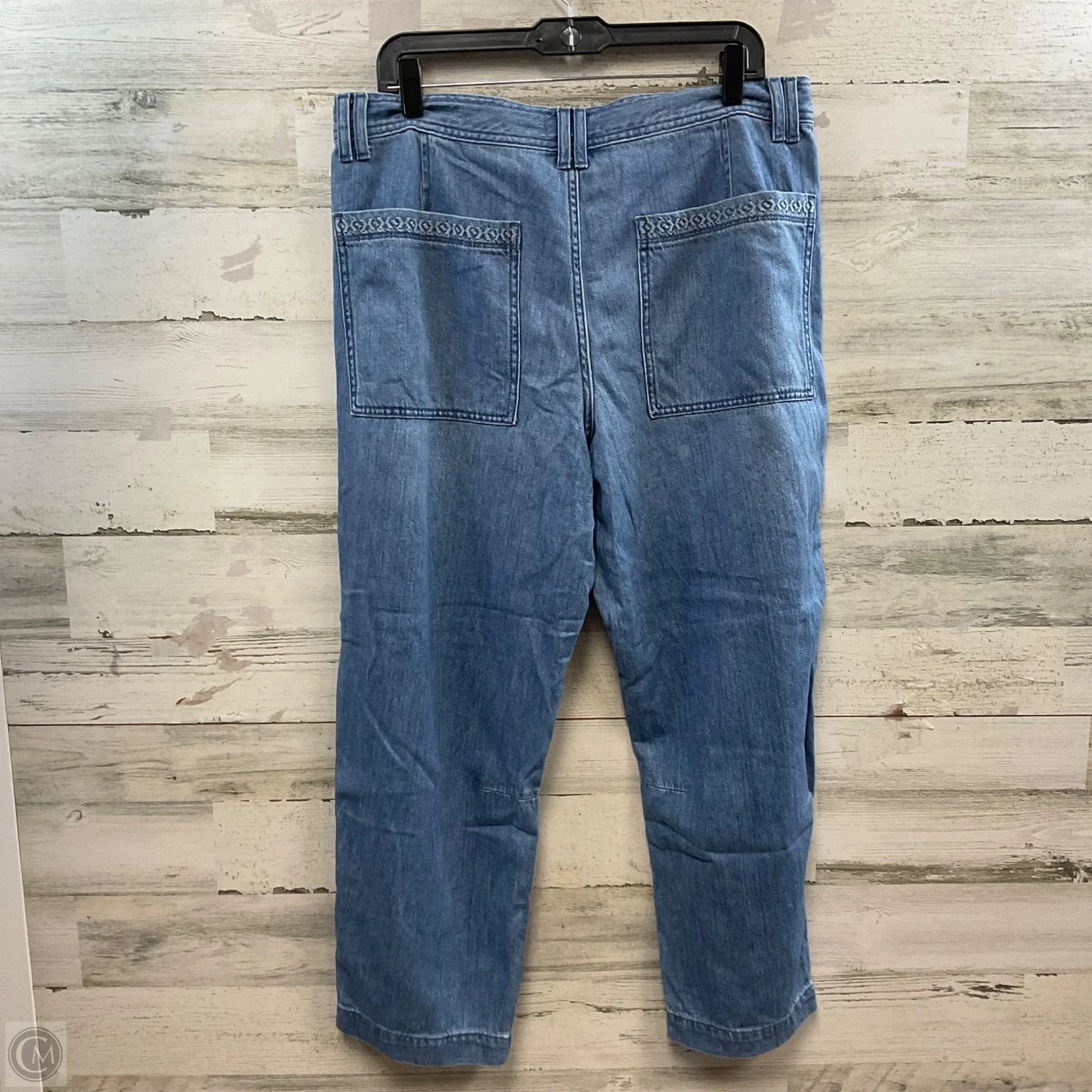 Jeans Straight By Sundance In Blue Denim, Size: 14