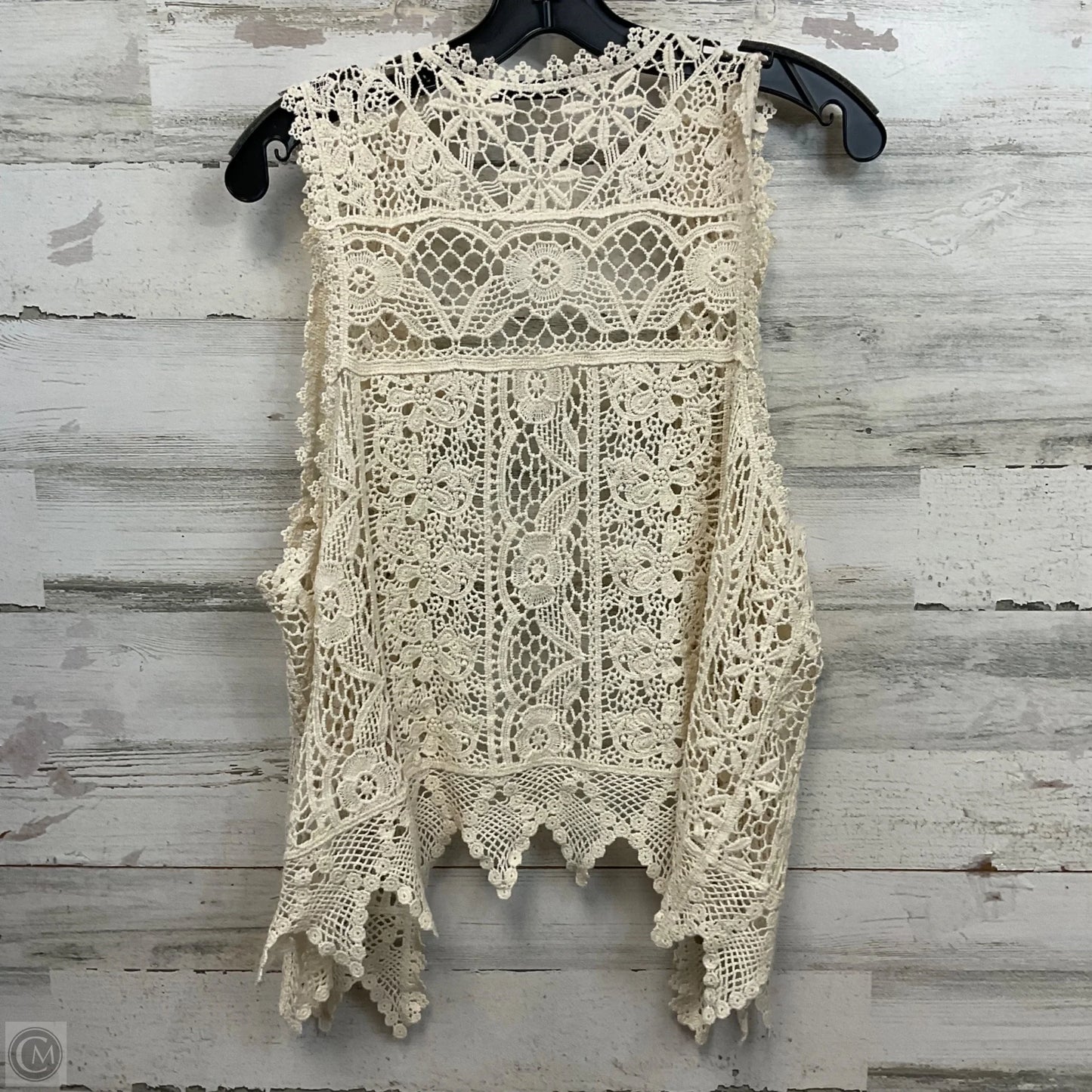 Vest Other By Dex In Cream, Size: L