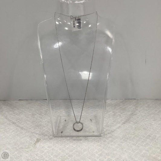 Necklace Sterling Silver By 1/10 Cttw Diamond
