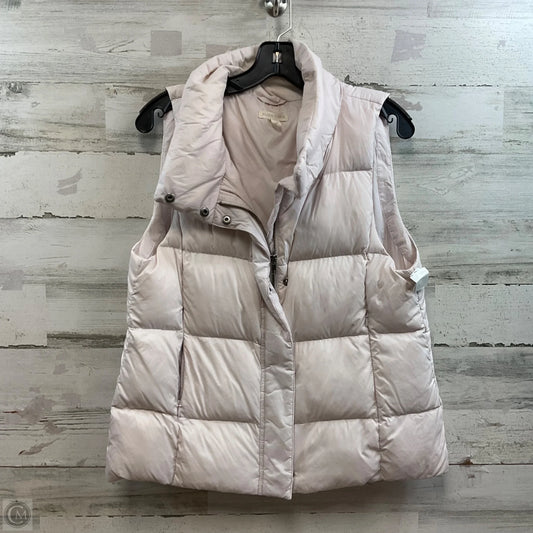 Vest Puffer & Quilted By Eileen Fisher In Cream, Size: S