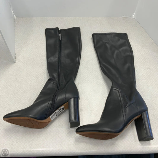 Boots Knee Heels By Franco Sarto In Black, Size: 7.5