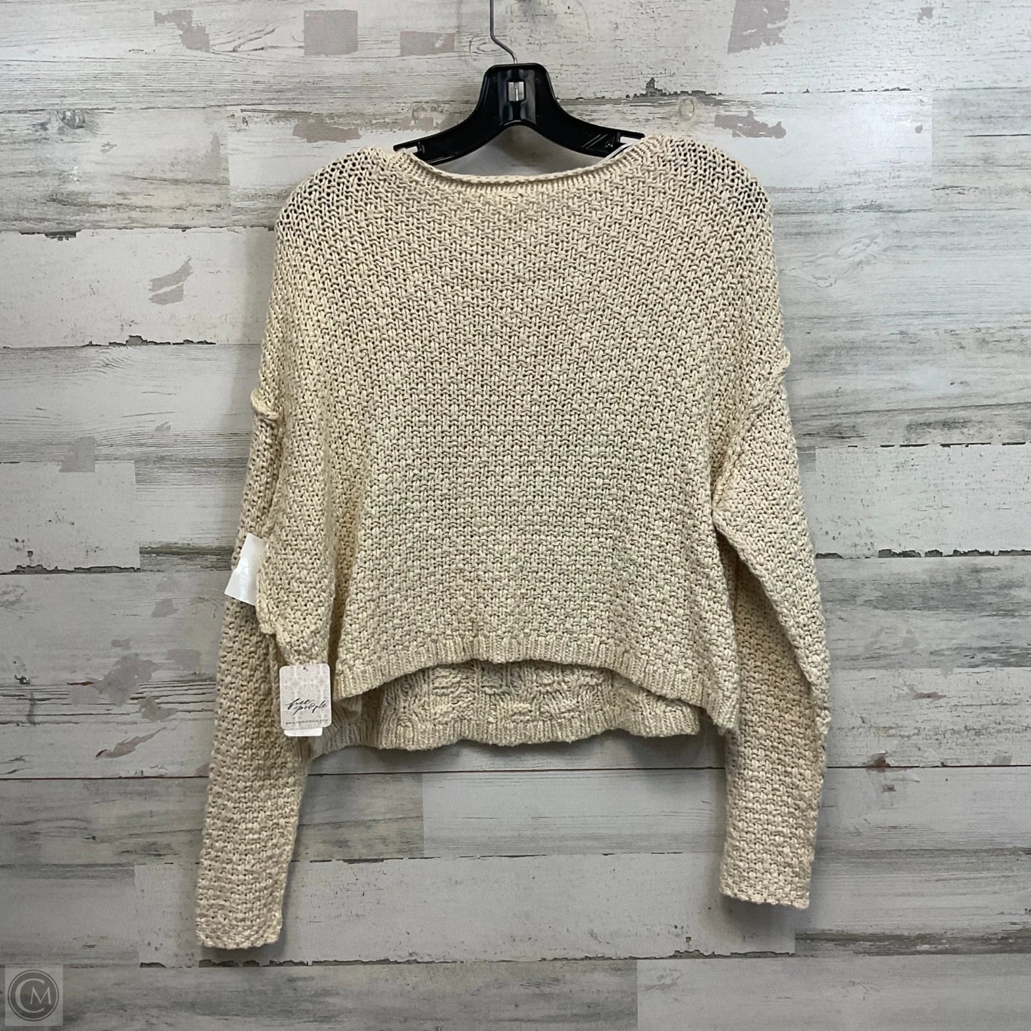 Sweater By Free People In Cream, Size: Xs