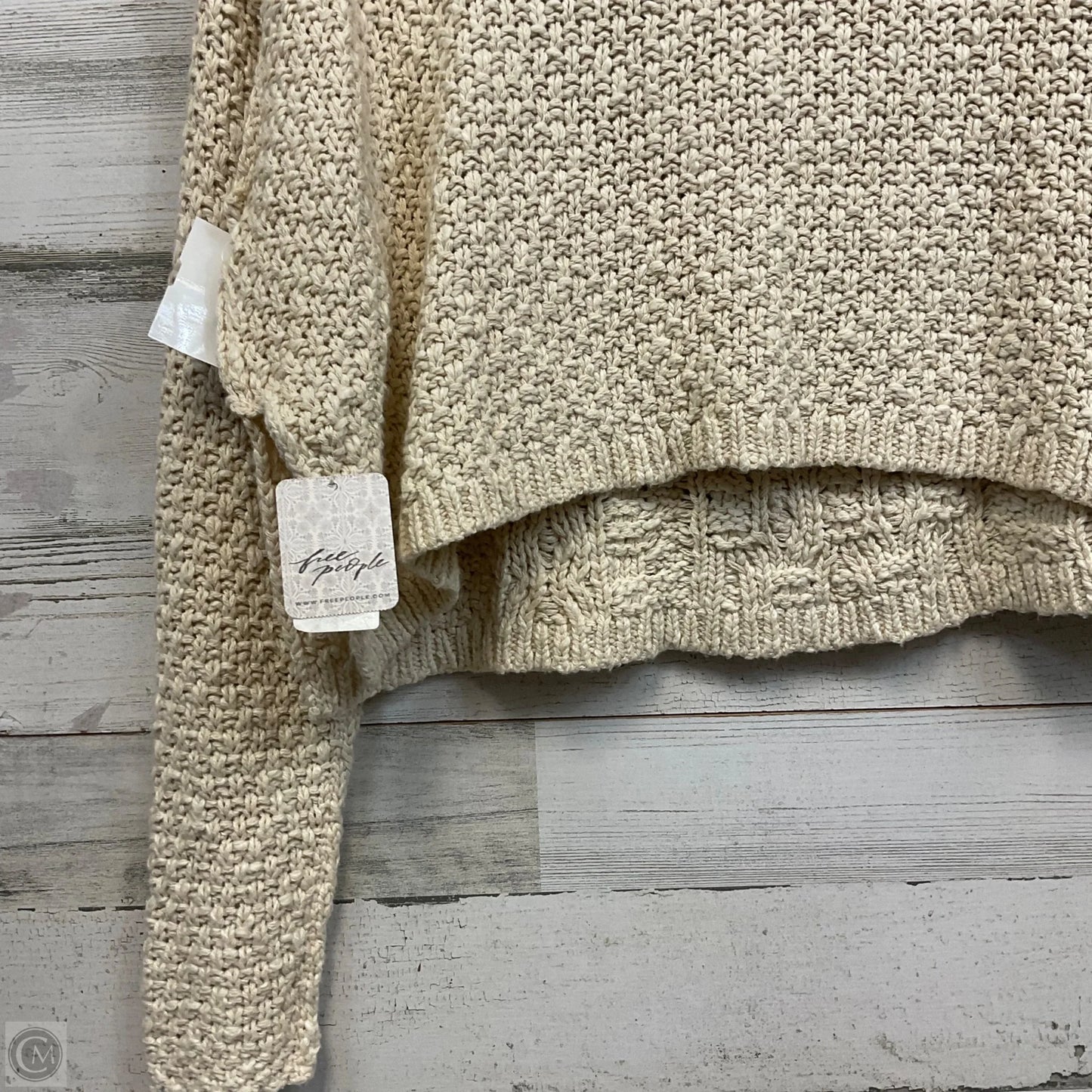 Sweater By Free People In Cream, Size: Xs