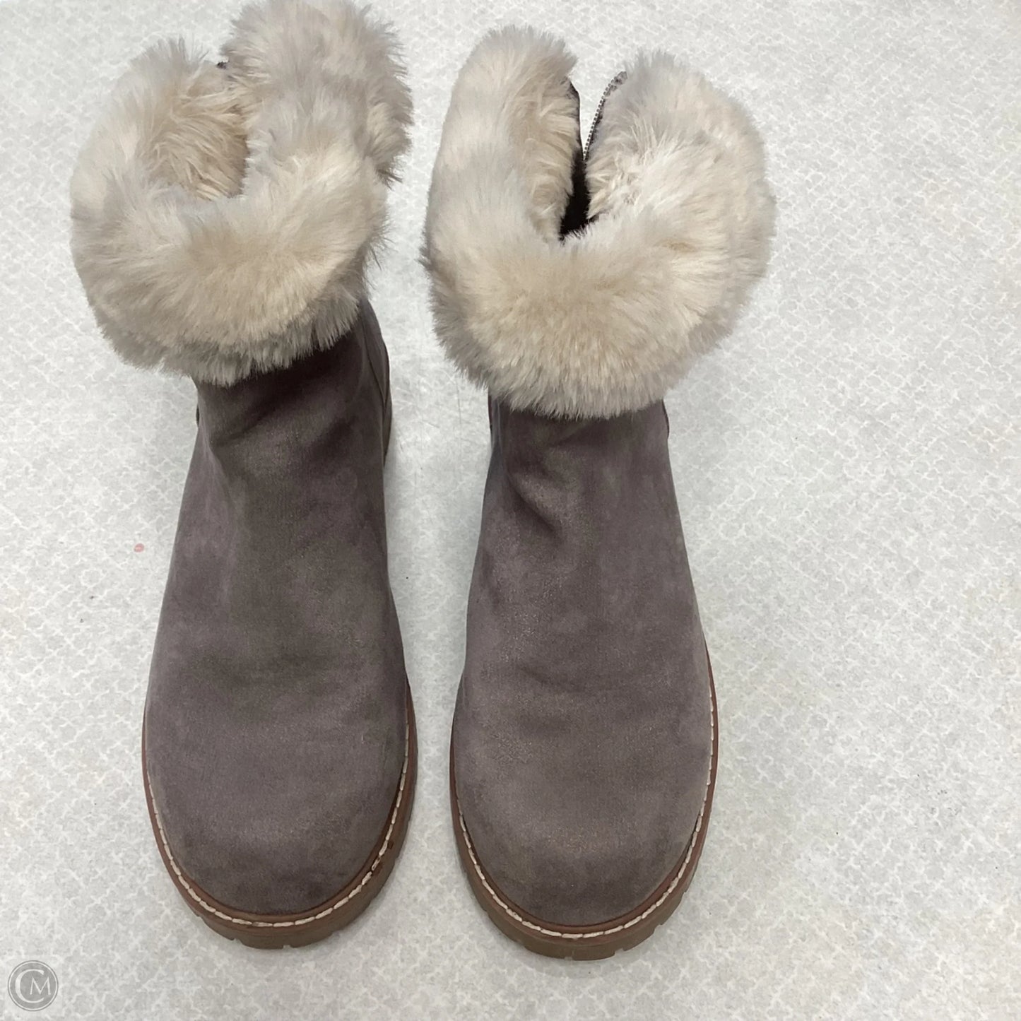 Boots Ankle Flats By American Eagle In Grey, Size: 9