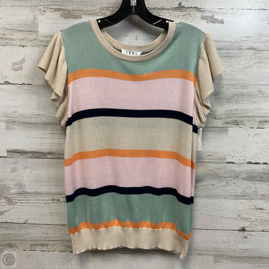 Sweater Short Sleeve By Thml In Pink, Size: L