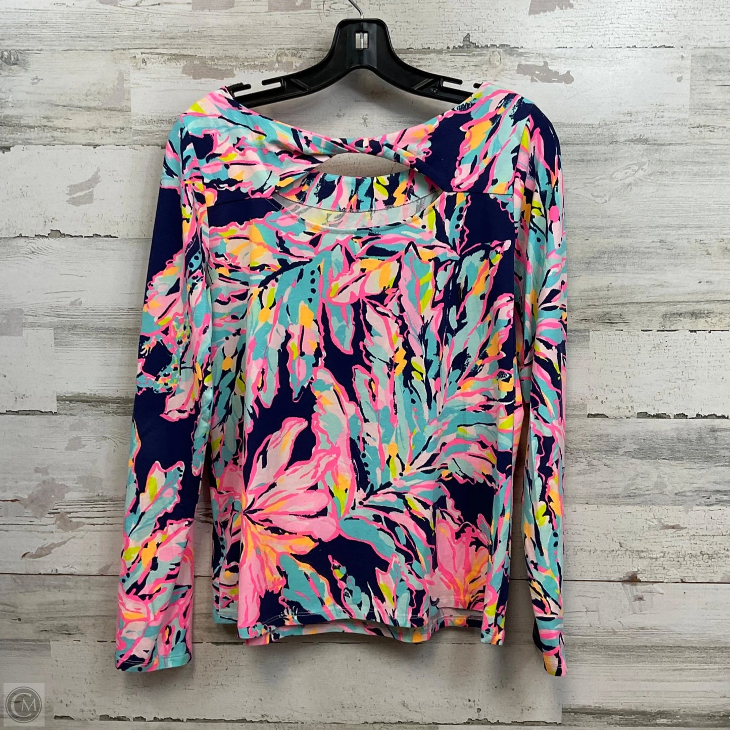 Top Long Sleeve By Lilly Pulitzer In Blue, Size: M