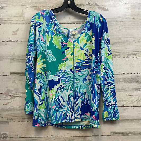 Top Long Sleeve By Lilly Pulitzer In Green, Size: S