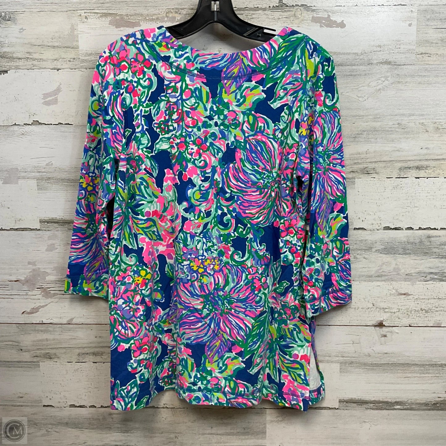 Top Long Sleeve By Lilly Pulitzer In Blue, Size: M
