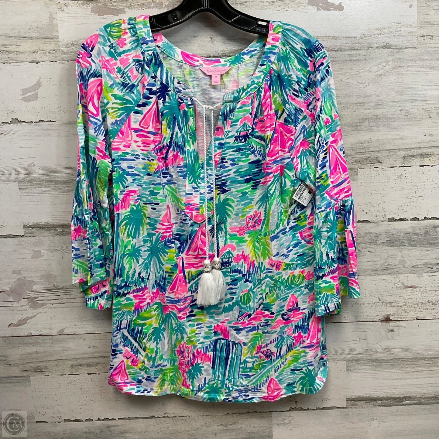 Top Long Sleeve By Lilly Pulitzer In Green, Size: M