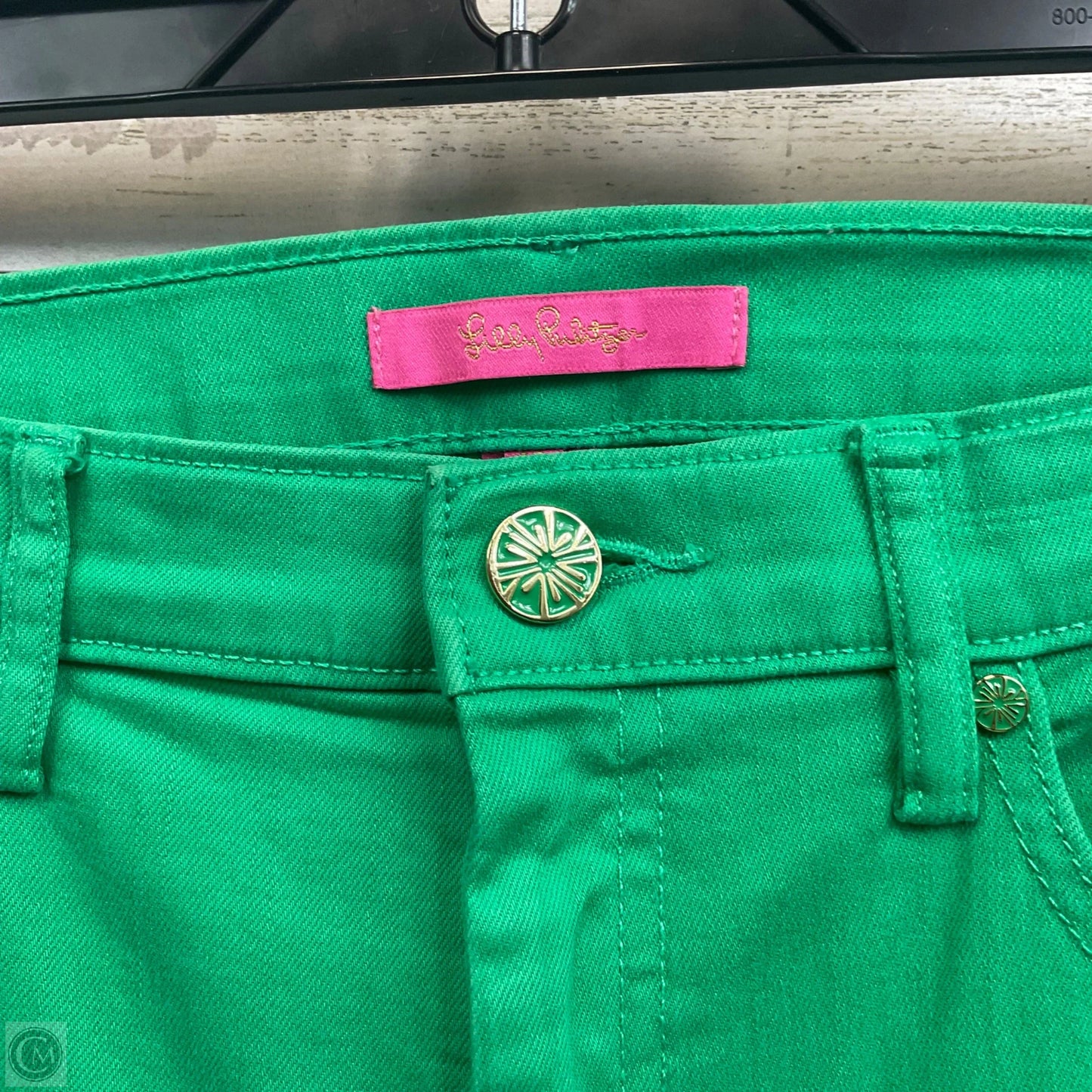 Jeans Straight By Lilly Pulitzer In Green Denim, Size: 12