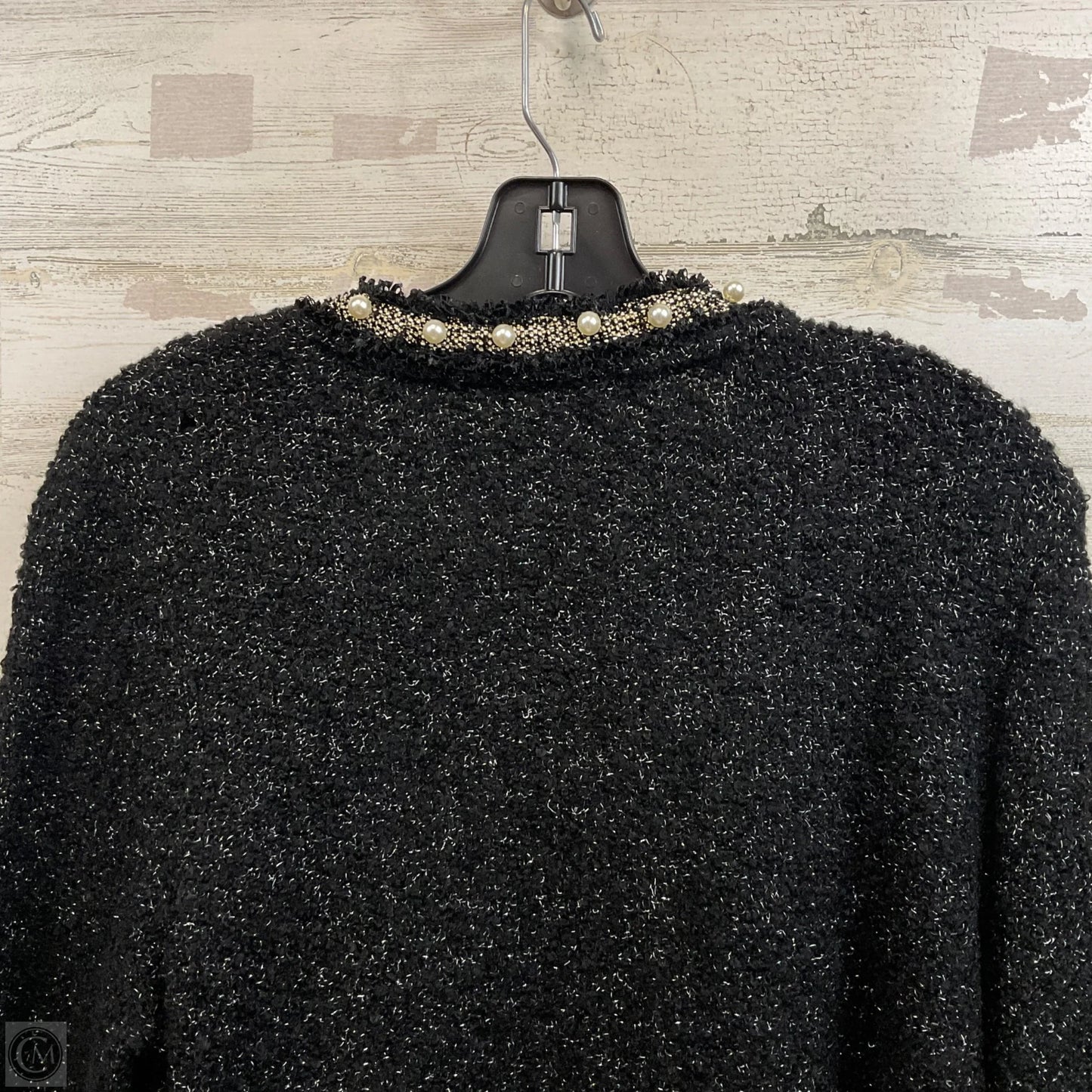 Sweater Cardigan By White House Black Market In Black, Size: L