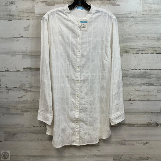 Blouse Long Sleeve By J Mclaughlin In White, Size: Xl