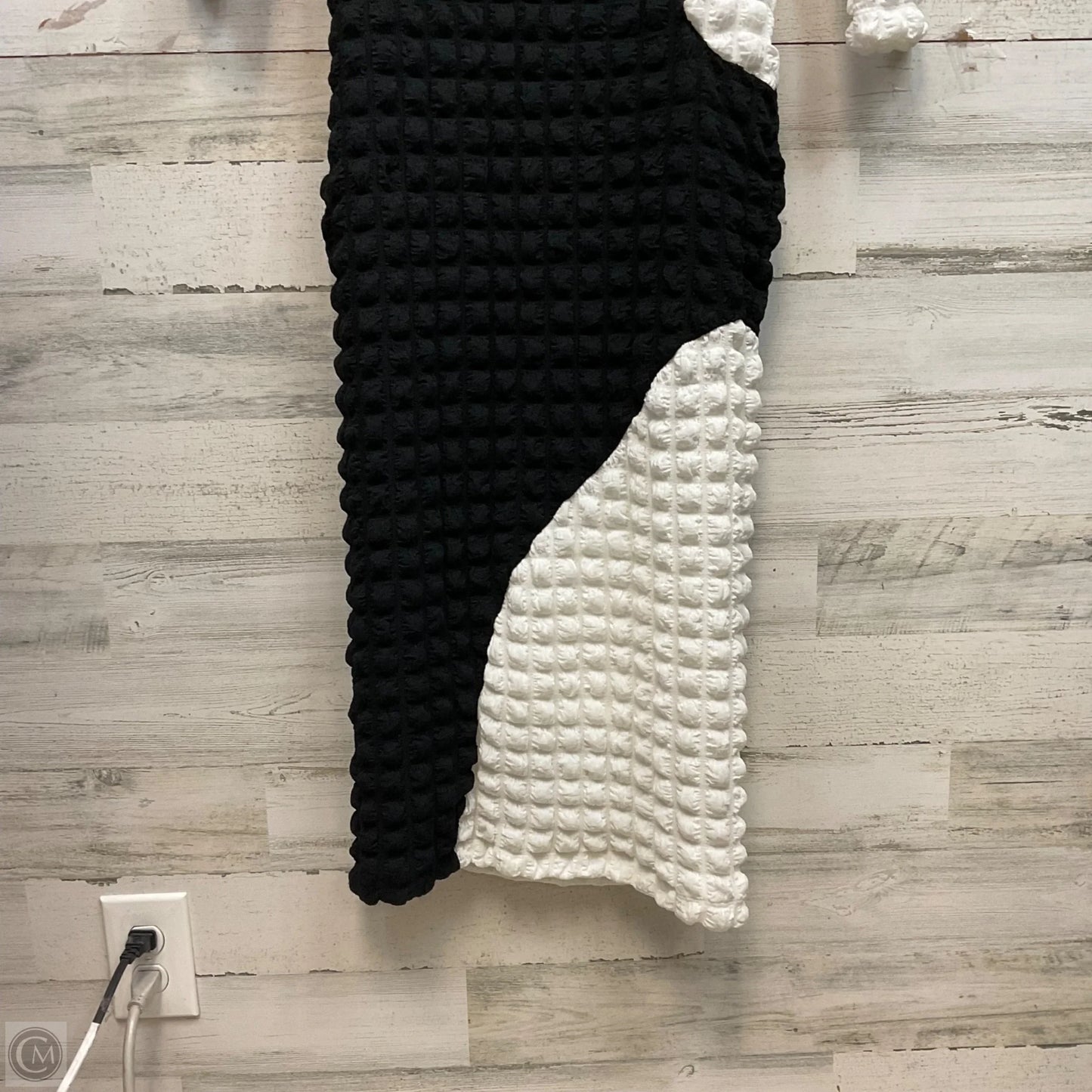 Dress Casual Midi By Antonio Melani In Black & White, Size: S