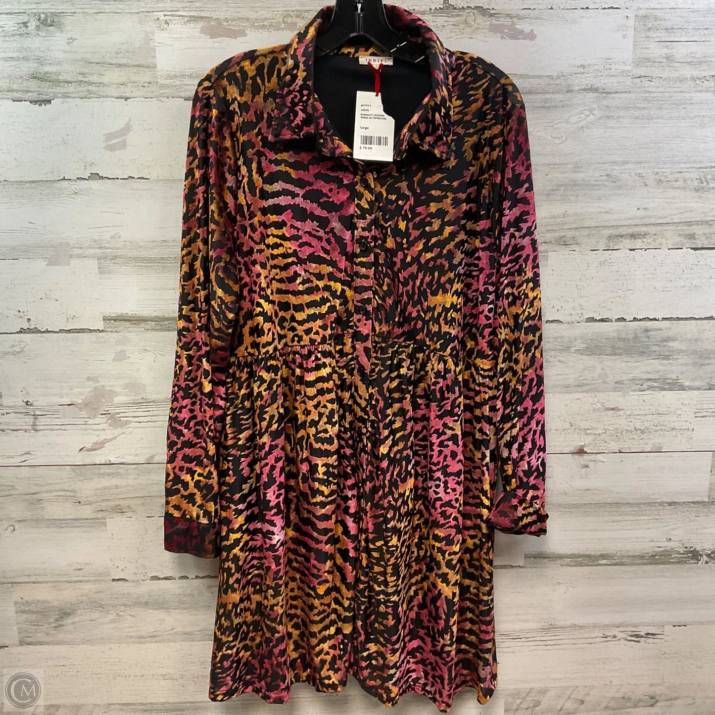 Dress Casual Short By Jodifl In Pink, Size: L