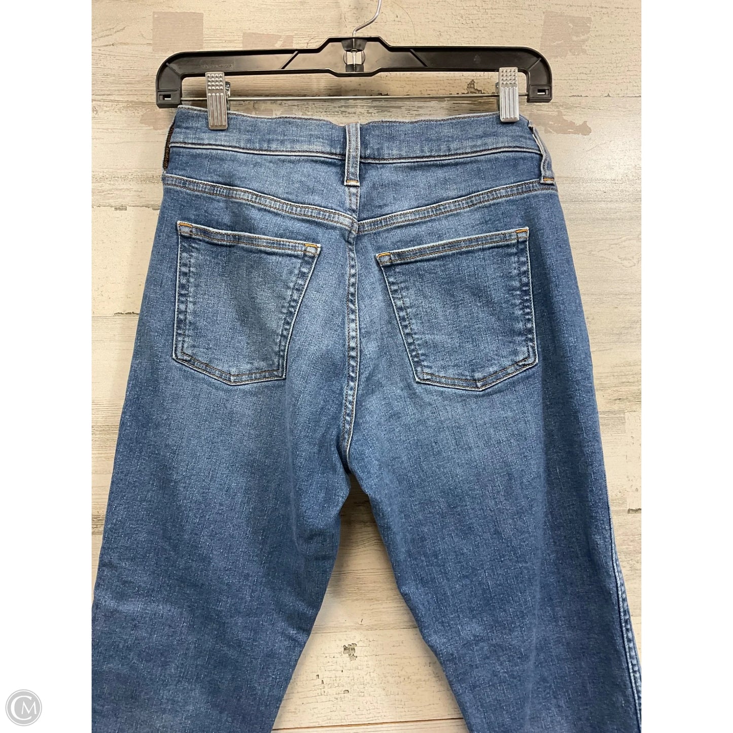 Jeans Straight By J. Crew In Blue Denim, Size: 4