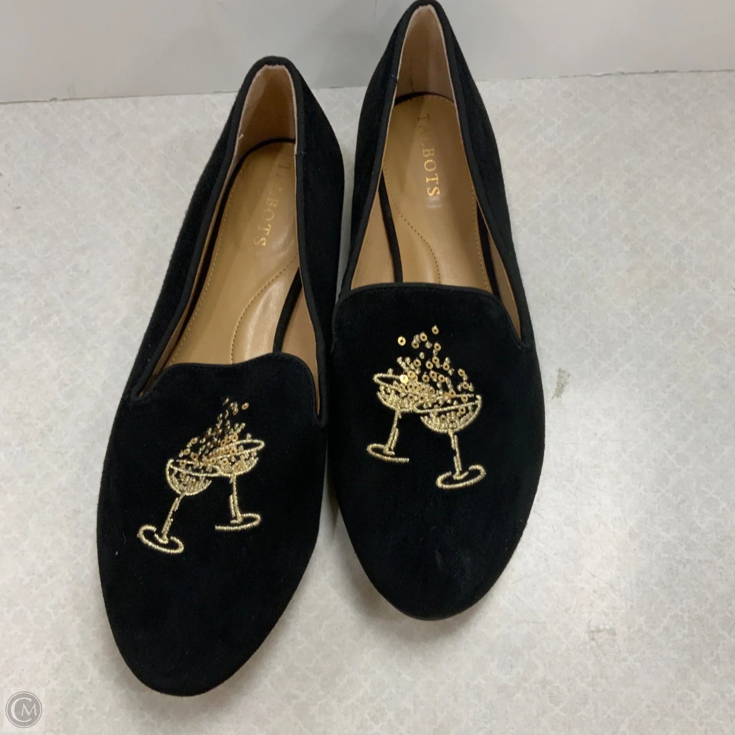 Shoes Flats By Talbots In Black, Size: 8.5