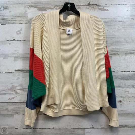 Sweater Cardigan By Cabi In Cream, Size: M