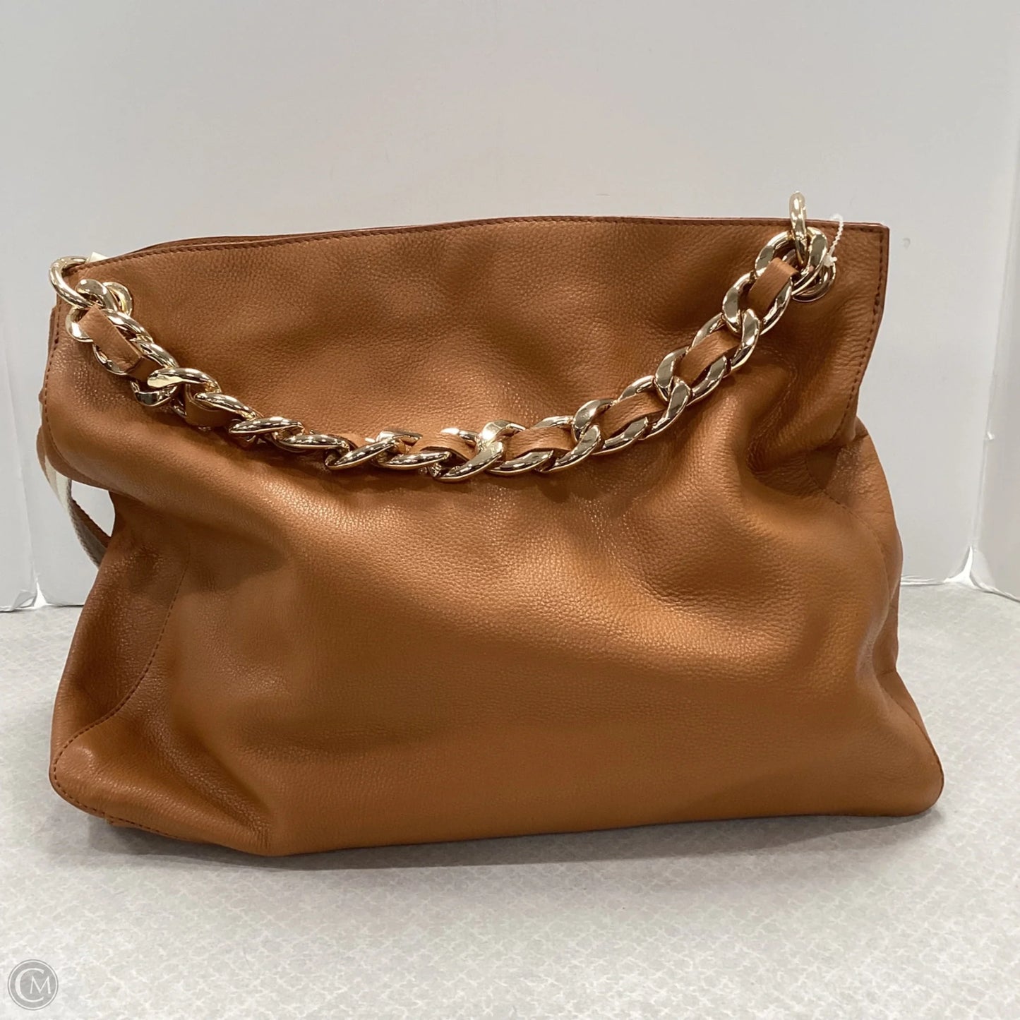 Handbag Leather By Mark & Graham, Size: Large