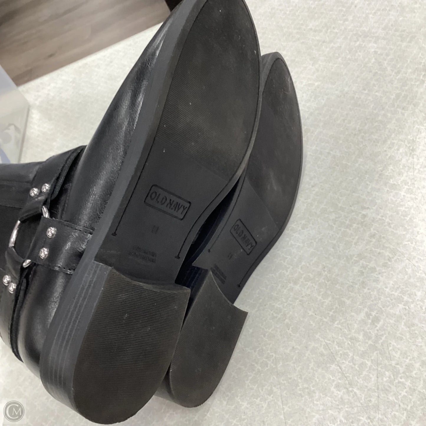 Boots Ankle Flats By Old Navy In Black, Size: 11