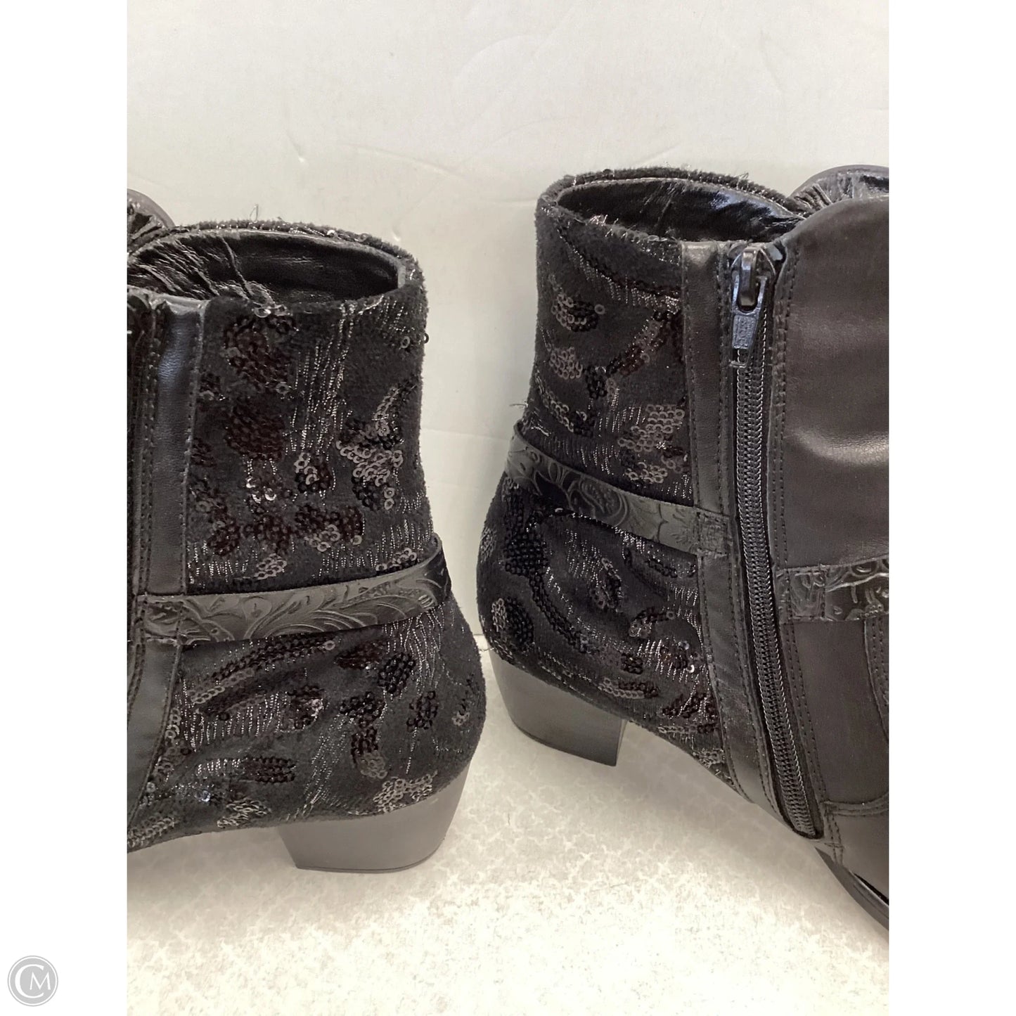 Boots Ankle Heels By remonte In Black, Size: 7.5