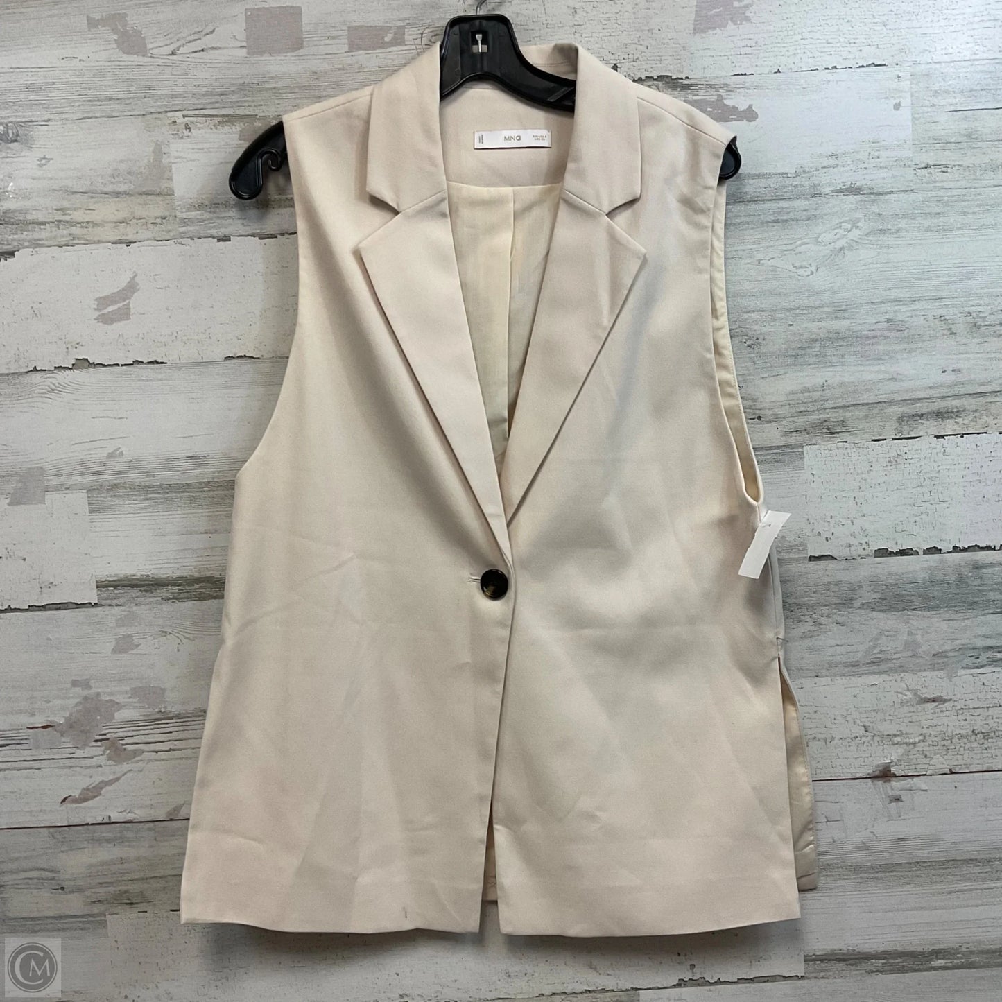 Vest Other By Mng In Tan, Size: S