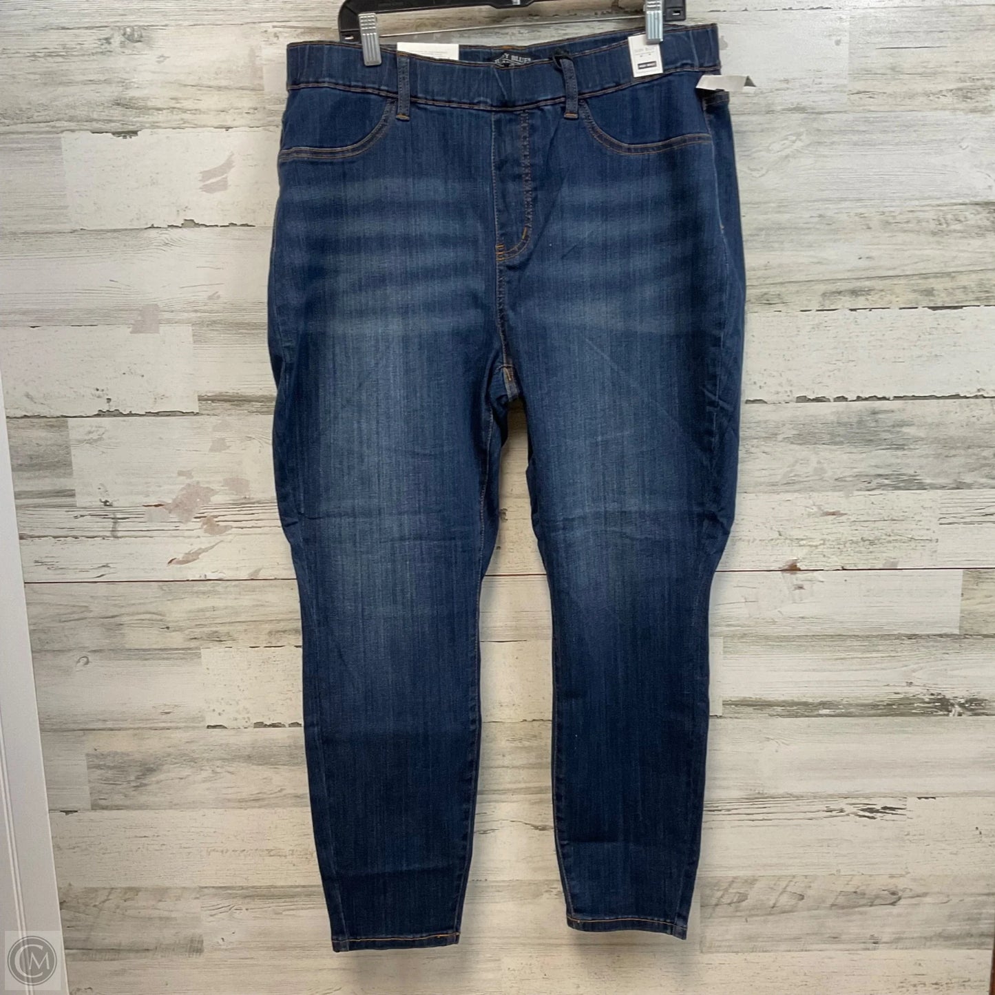 Jeans Skinny By Judy Blue In Blue Denim, Size: 20