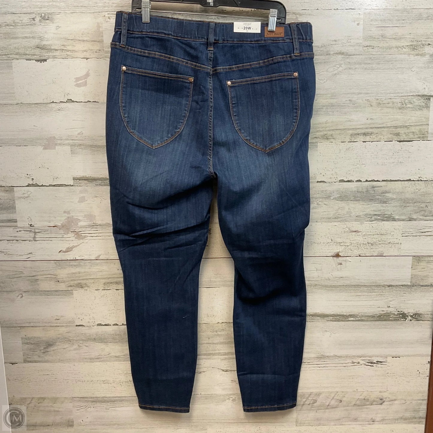 Jeans Skinny By Judy Blue In Blue Denim, Size: 20