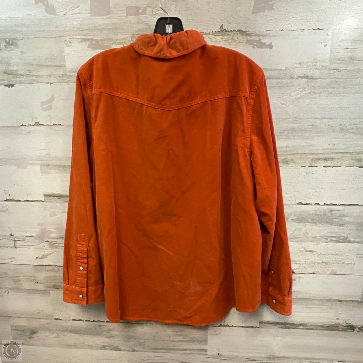 Blouse Long Sleeve By Sundance In Orange, Size: Xl