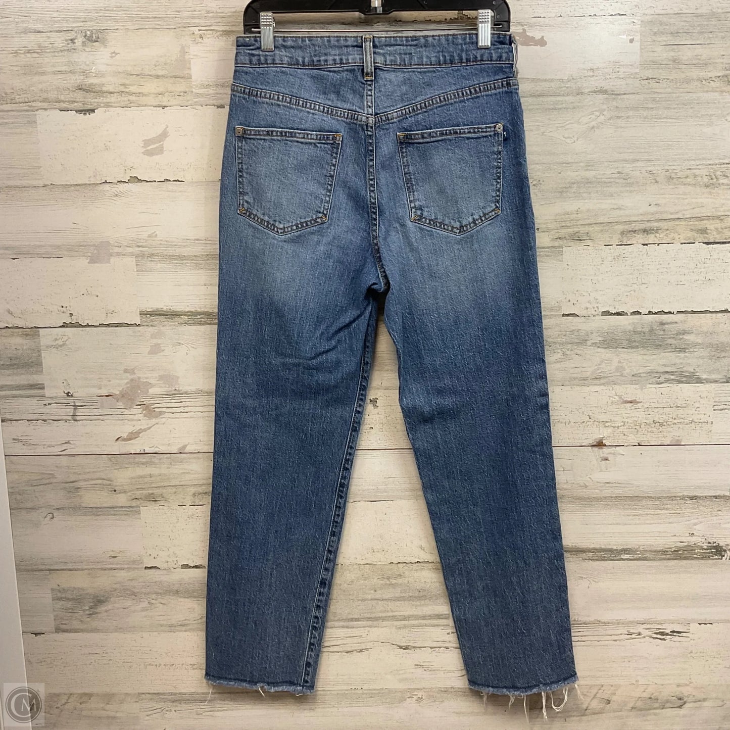 Jeans Straight By Pilcro In Blue Denim, Size: 8