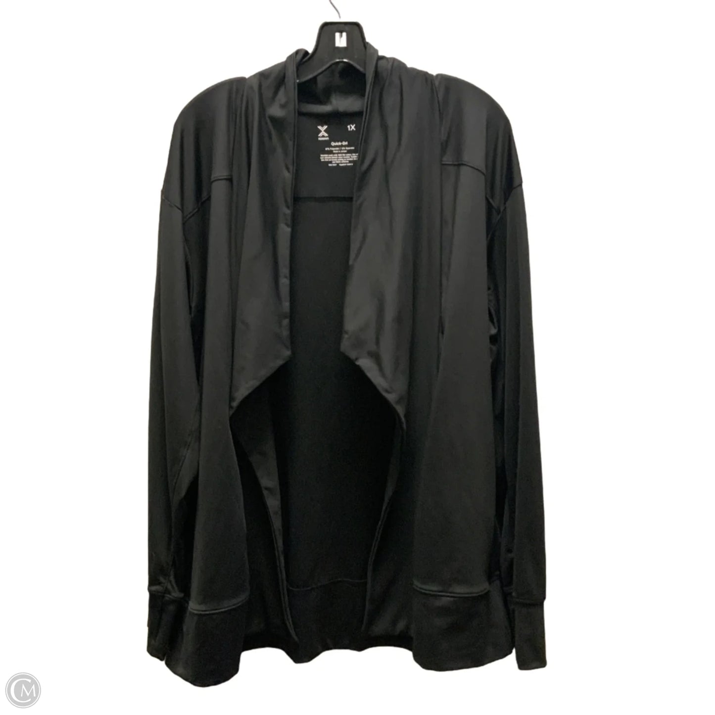 Athletic Jacket By Xersion In Black, Size: 1x