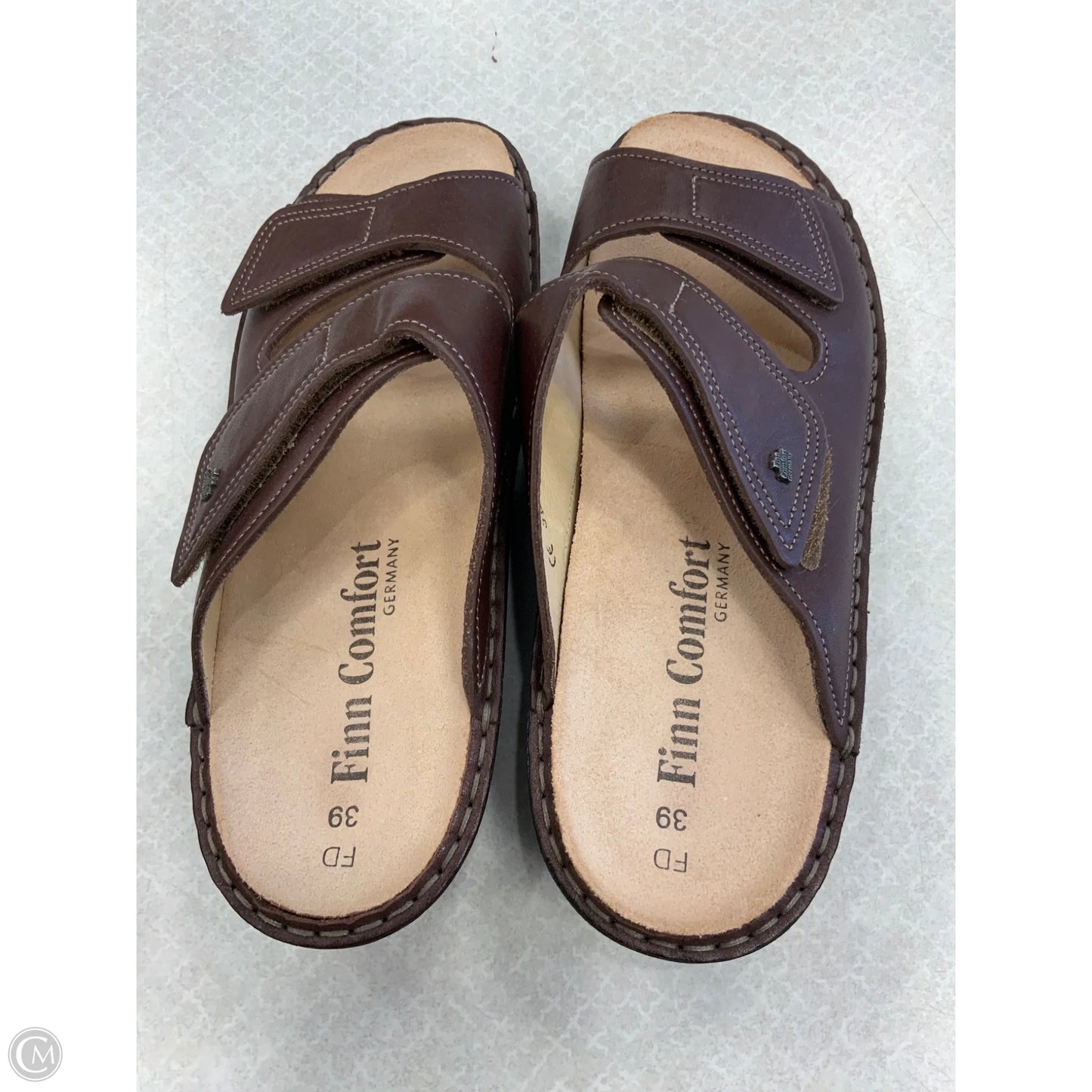 Sandals Flats By Finn Comfort In Brown, Size: 8.5