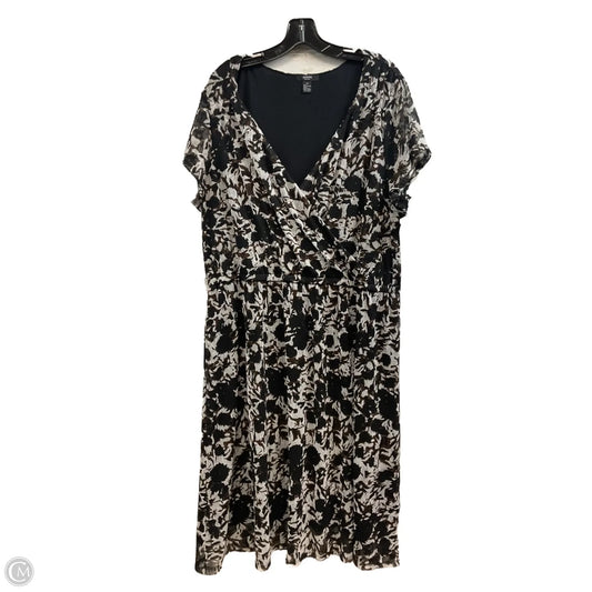 Dress Casual Midi By Alfani In Black, Size: 3x