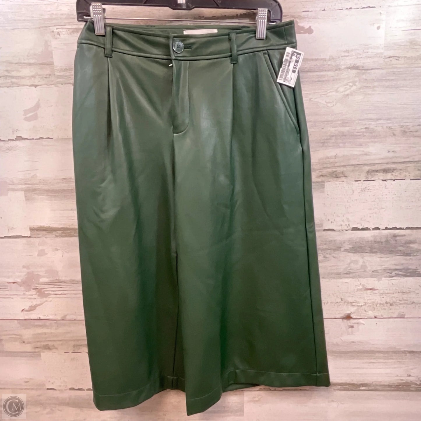 Pants Cropped By Anthropologie In Green, Size: 6p