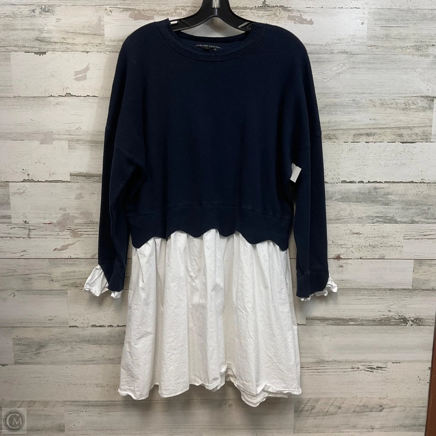 Dress Casual Short By English Factory In Blue, Size: 1x