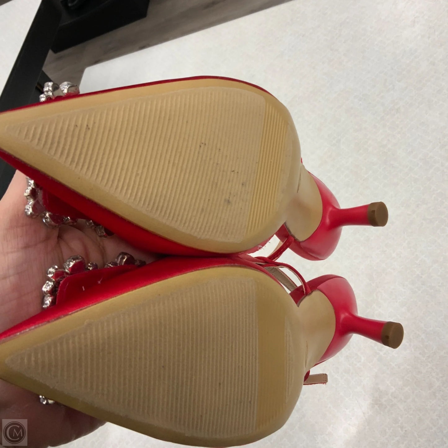 Shoes Heels Kitten By A New Day In Red, Size: 6.5