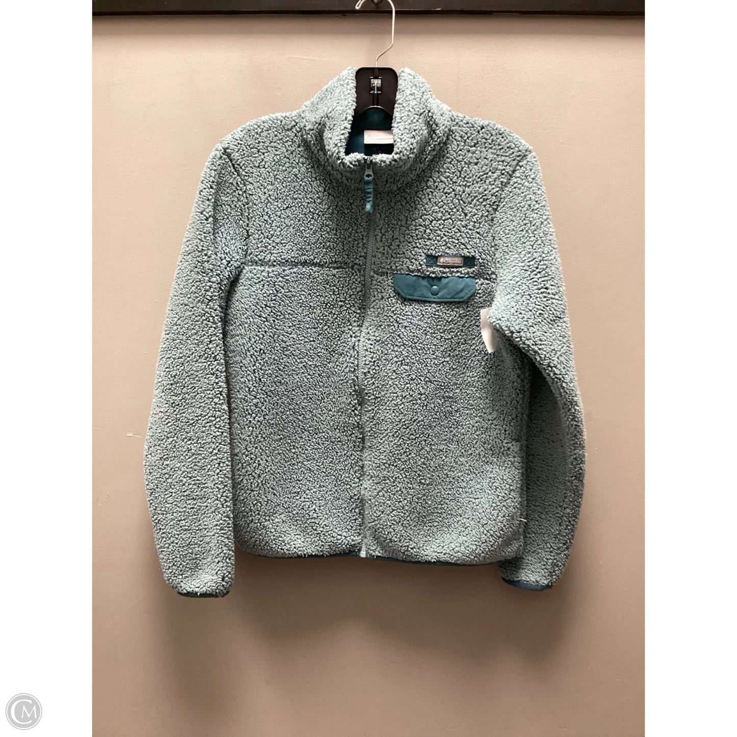 Jacket Fleece By Columbia In Blue, Size: M