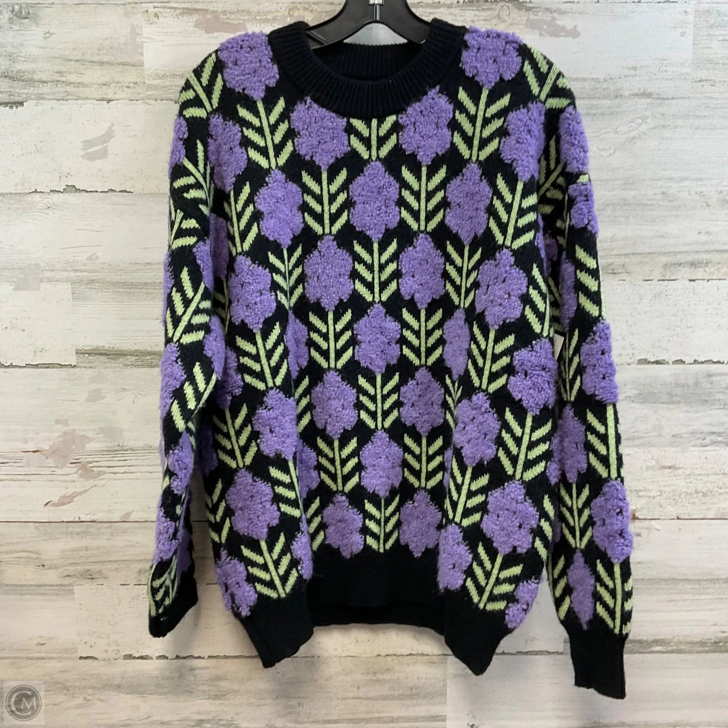 Sweater By En Creme In Purple, Size: M / L