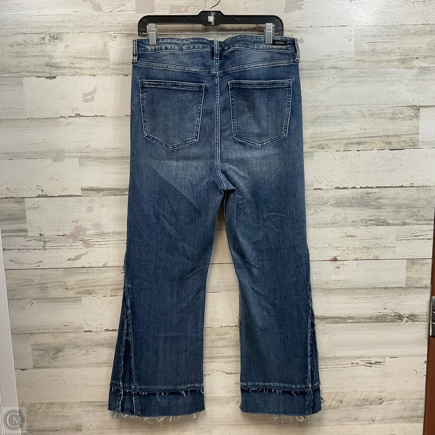 Jeans Wide Leg By Liverpool In Blue Denim, Size: 14