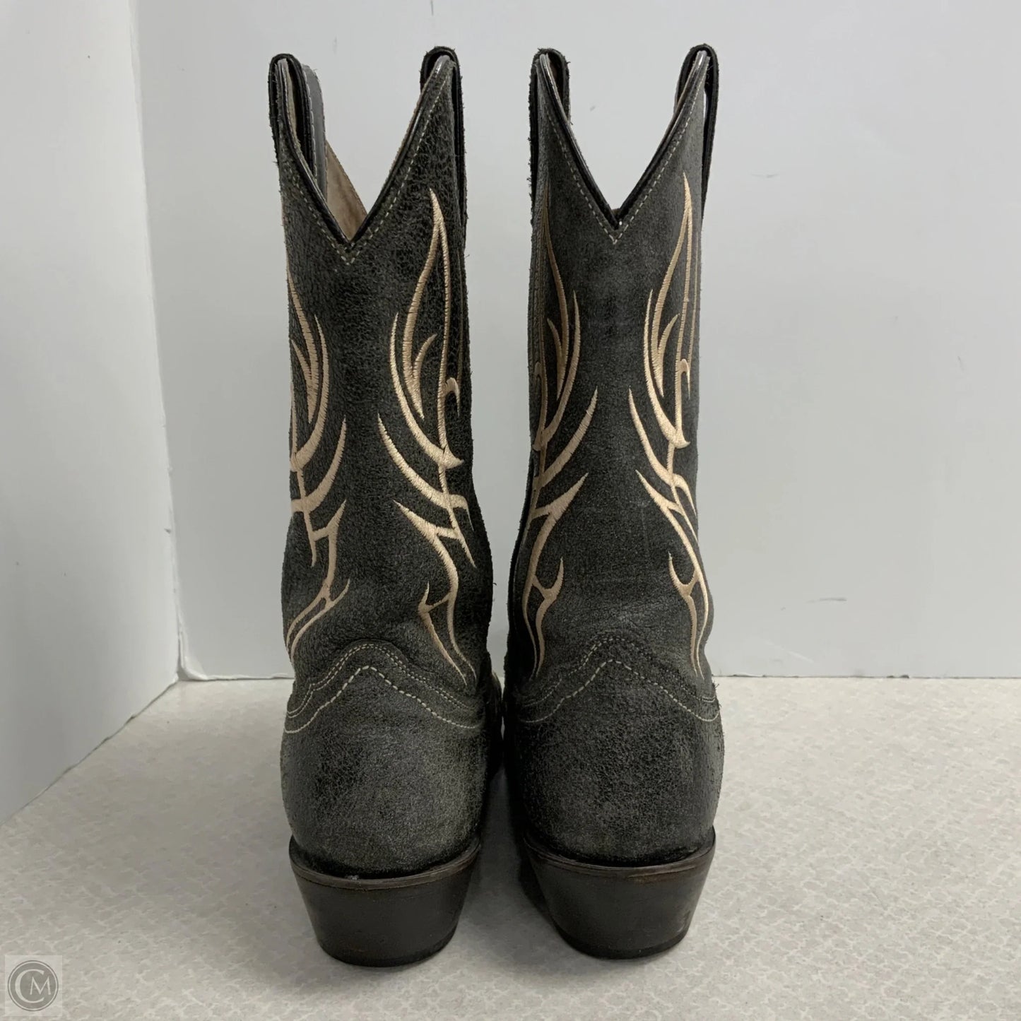 Boots Western By Justin In Black, Size: 10