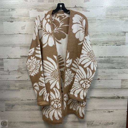 Sweater Cardigan By Anthropologie In Brown, Size: L