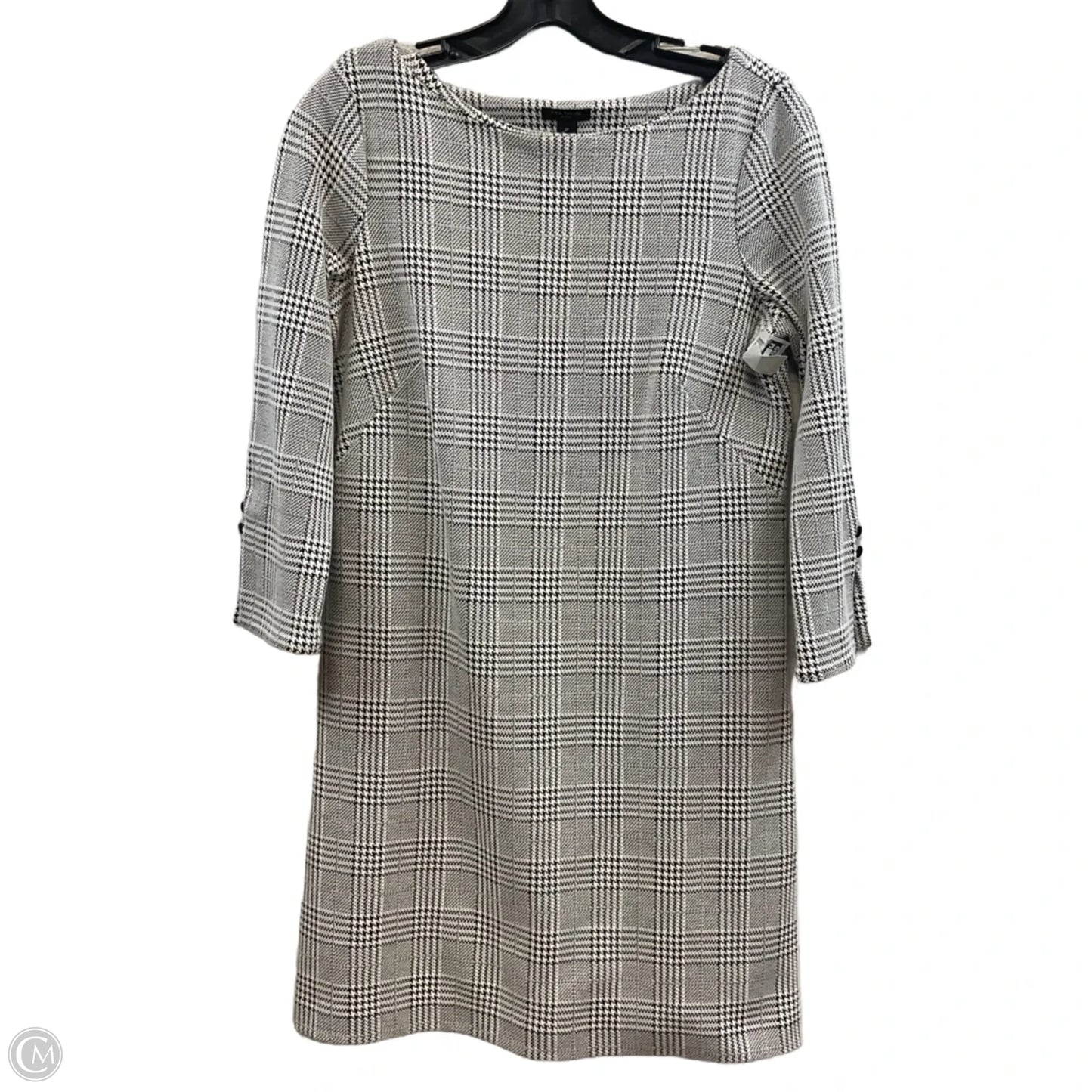 Dress Work By Ann Taylor In Black & White, Size: Xsp